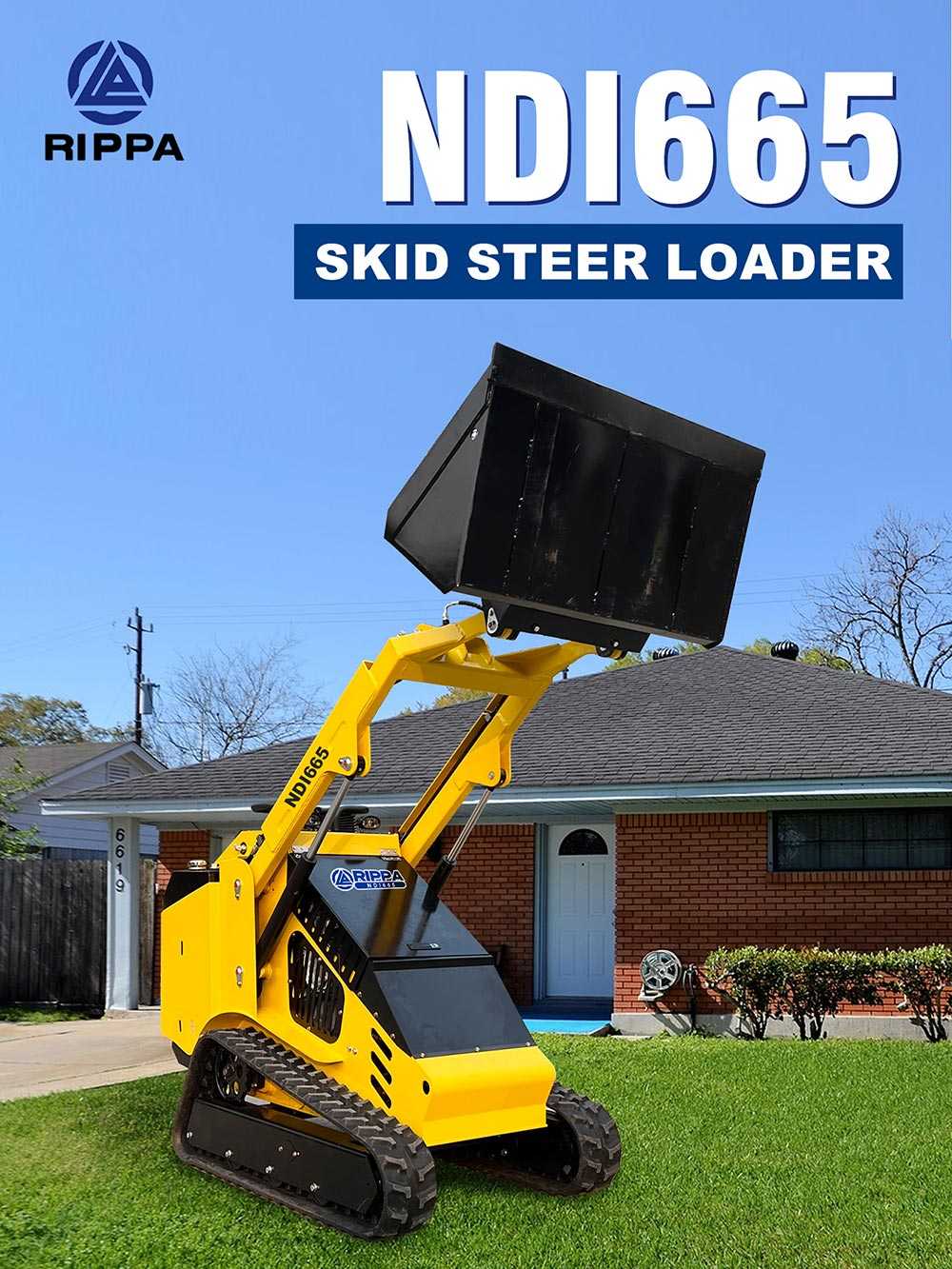 NDI665 Skid Steer Loader - Mini Excavators For Sale - Rippa® China