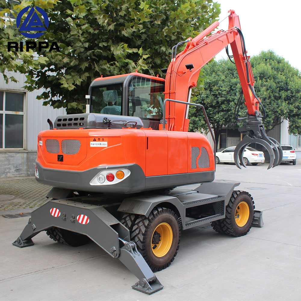 Mini Excavator Roda 3.5 Ton Wheel Excavator - Mini Excavators For Sale - Rippa® China ...