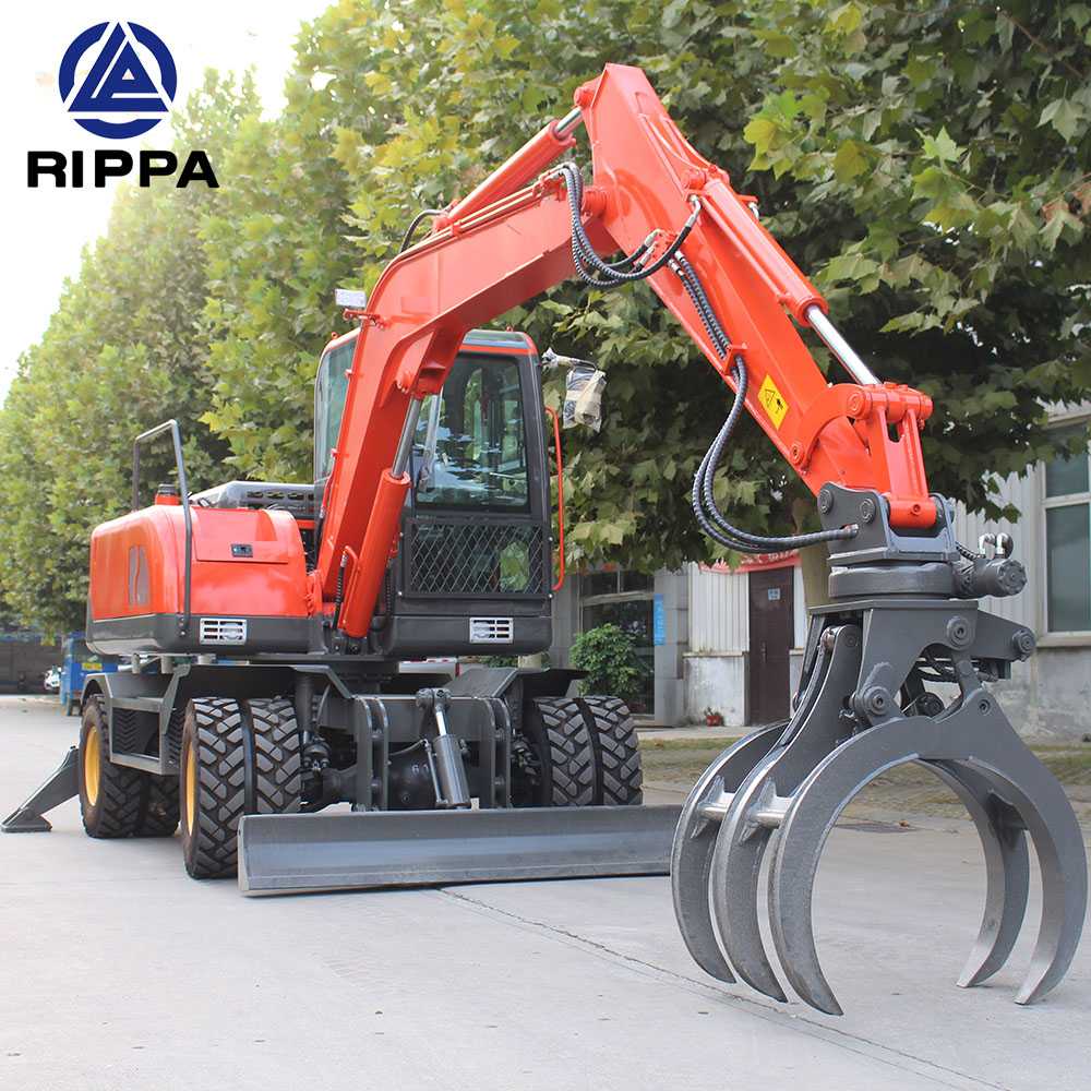 Mini Excavator Roda 3.5 Ton Wheel Excavator - Mini Excavators For Sale - Rippa® China ...