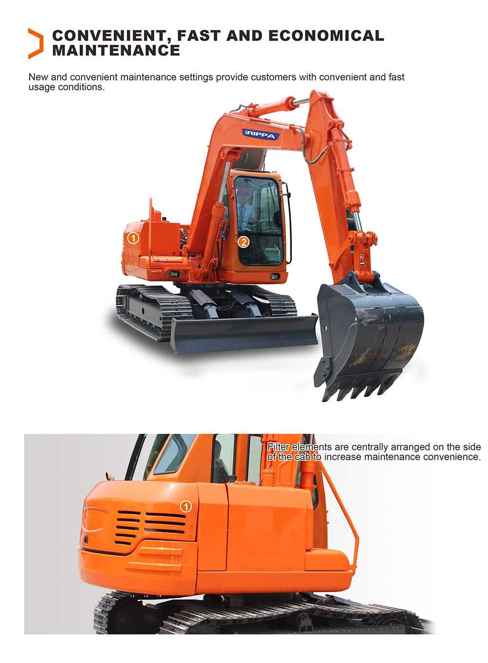 R90 Riprap Rippa R90 Large Excavator - Mini Excavators For Sale - Rippa® China ...