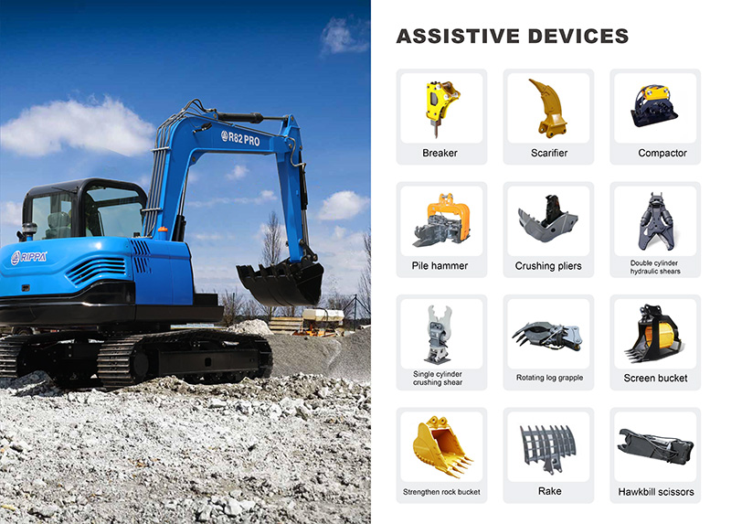 8 ton excavator for sale-Mini Excavators For Sale - Rippa® China Manufacturer
