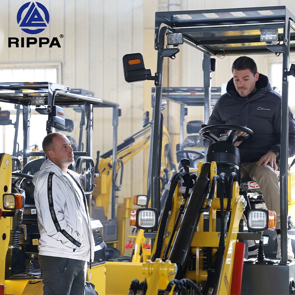 Spanish customers come to our factory to test the machine