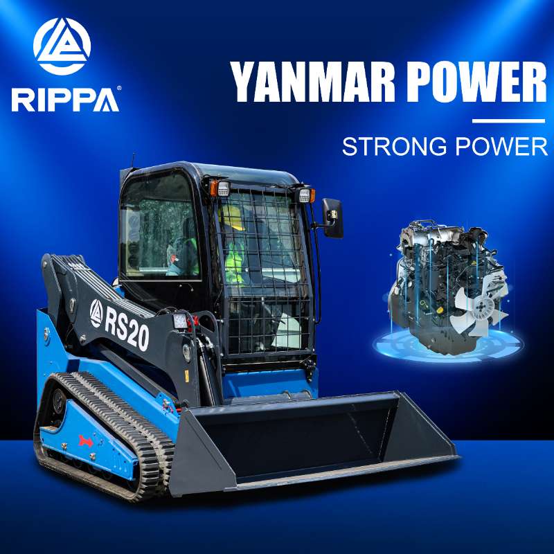 RIPPA RS20 Skid Steer Loader – 3 Ton Yanmar Engine | CE/EPA Certified-Mini Excavators For Sale - Rippa® China Manufacturer