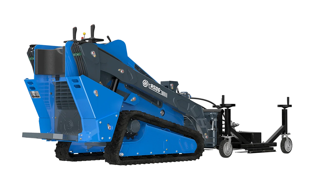 Rippa RS06 Mini Skid Steer Loader with Mower Attachment-Mini Excavators For Sale - Rippa® China Manufacturer