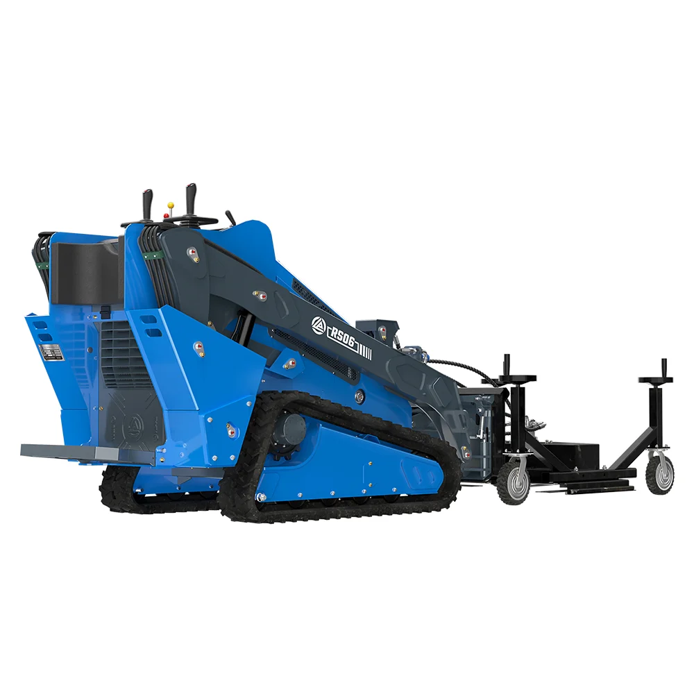 RIPPA RS06 Mini Skid Steer Loader with Mower Attachment-Mini Excavators For Sale - Rippa® China Manufacturer