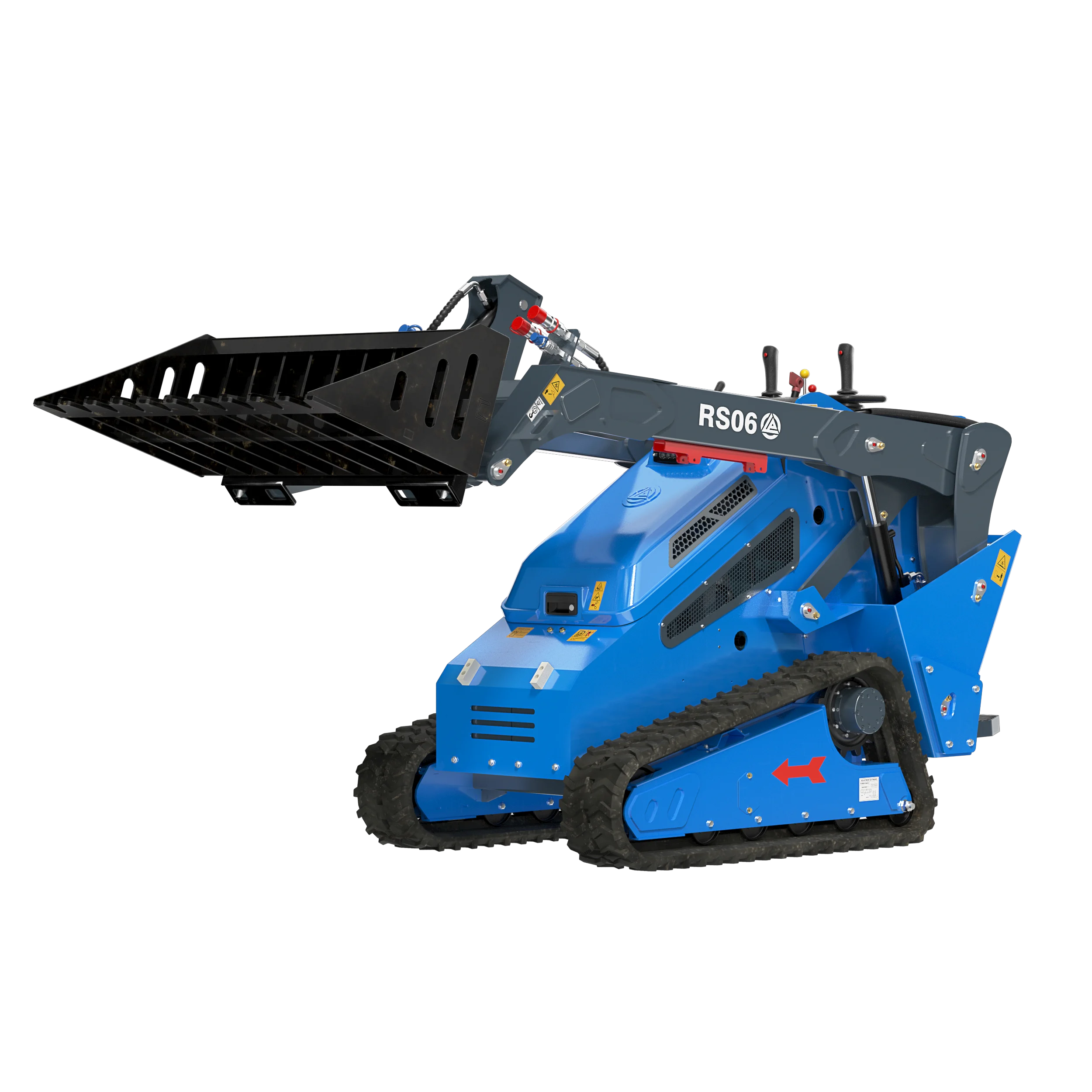 RS06-2 with a rock bucket.-Mini Excavators For Sale - Rippa® China Manufacturer