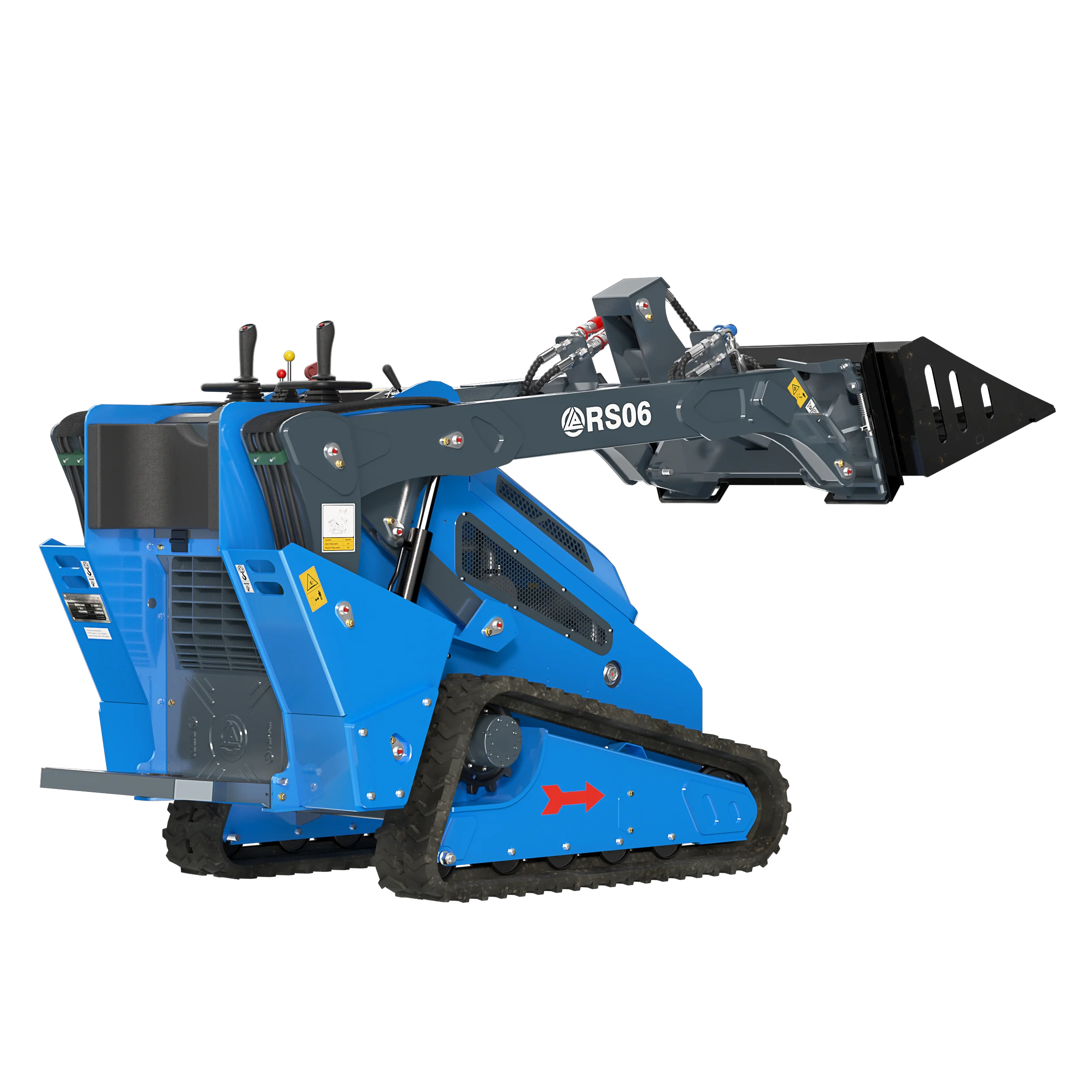 RS06-2 with a rock bucket.-Mini Excavators For Sale - Rippa® China Manufacturer