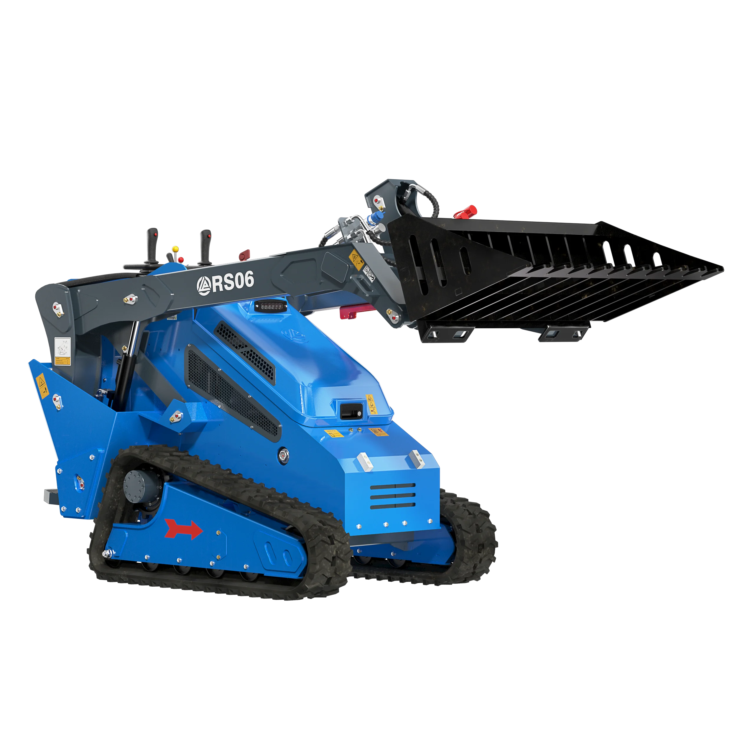 RS06-2 with a rock bucket.