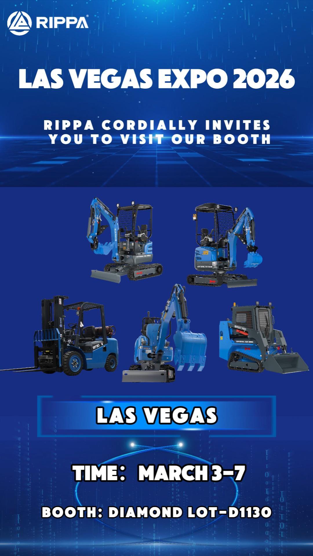 Why Contractors and Dealers Should Visit RIPPA at LAS VEGAS EXPO 2026-Mini Excavators For Sale - Rippa® China Manufacturer