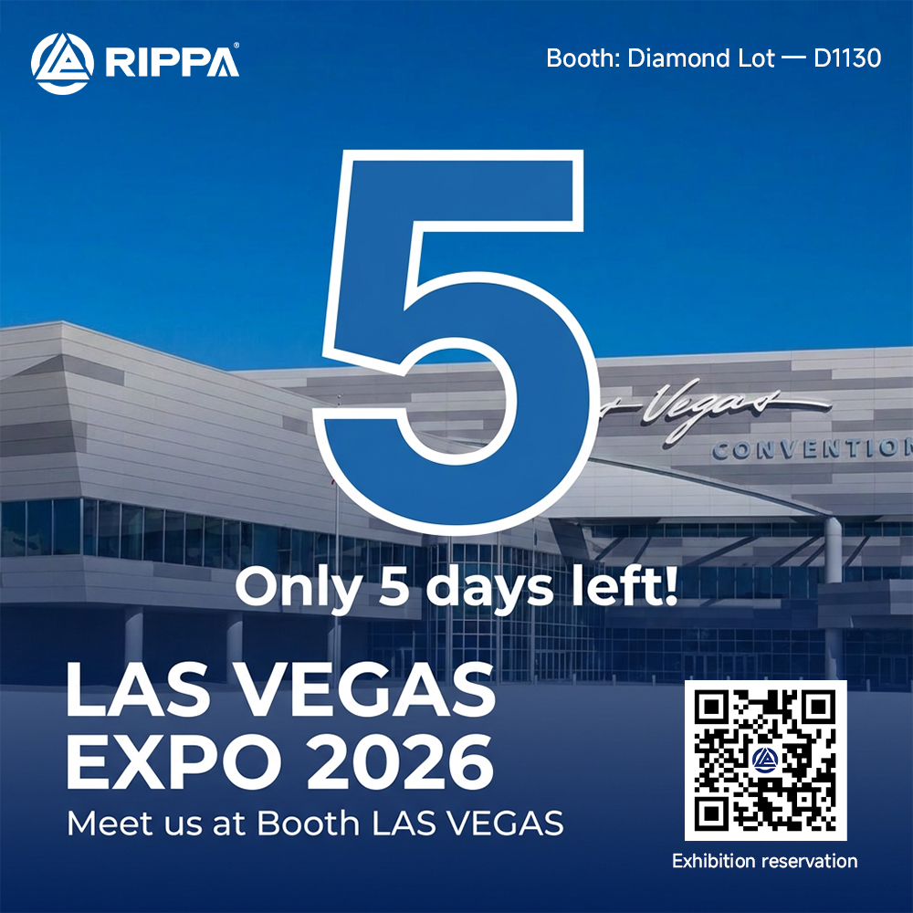 RIPPA at Las Vegas Expo 2026 – Only 5 Days Left to Meet Us at Diamond Lot D1130-Mini Excavators For Sale - Rippa® China Manufacturer RIPPA at Las Vegas Expo 2026 – Only 5 Days Left to Meet Us at Diamond Lot D1130-Mini Excavators For Sale - Rippa® China Manufacturer
