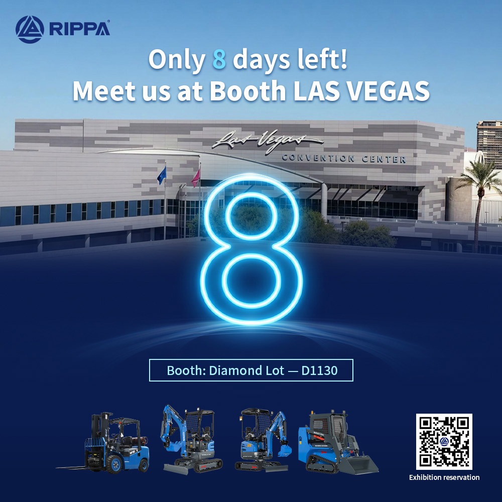 RIPPA Heads to Las Vegas: 8 Days Until the Big Construction Equipment Show-Mini Excavators For Sale - Rippa® China Manufacturer RIPPA Heads to Las Vegas: 8 Days Until the Big Construction Equipment Show-Mini Excavators For Sale - Rippa® China Manufacturer