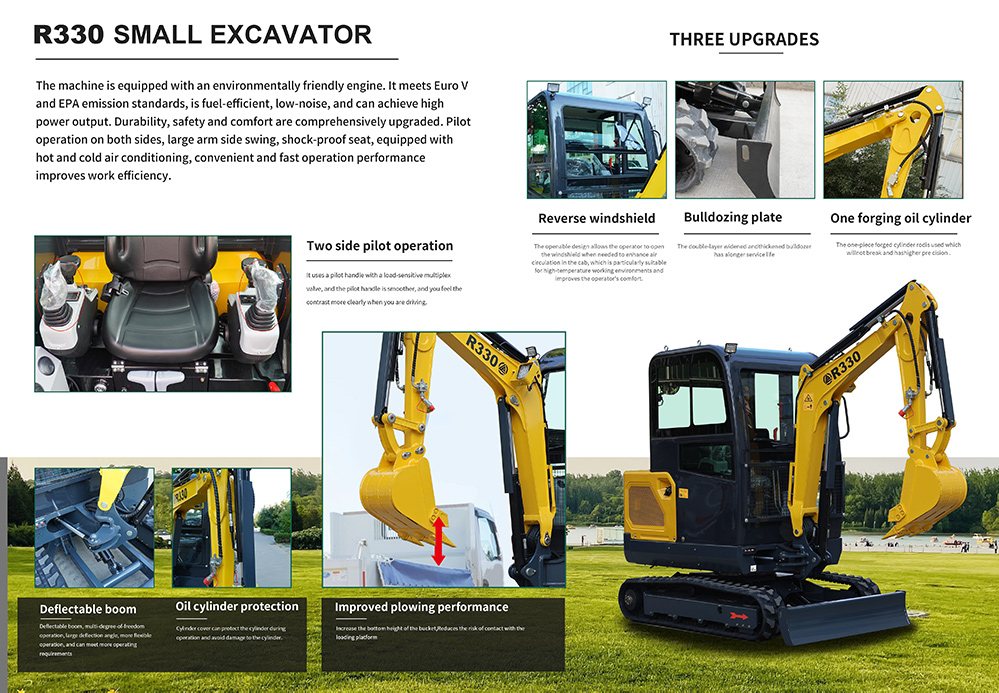 RIPPA R330 Mini Excavator-Mini Excavators For Sale - Rippa® China Manufacturer