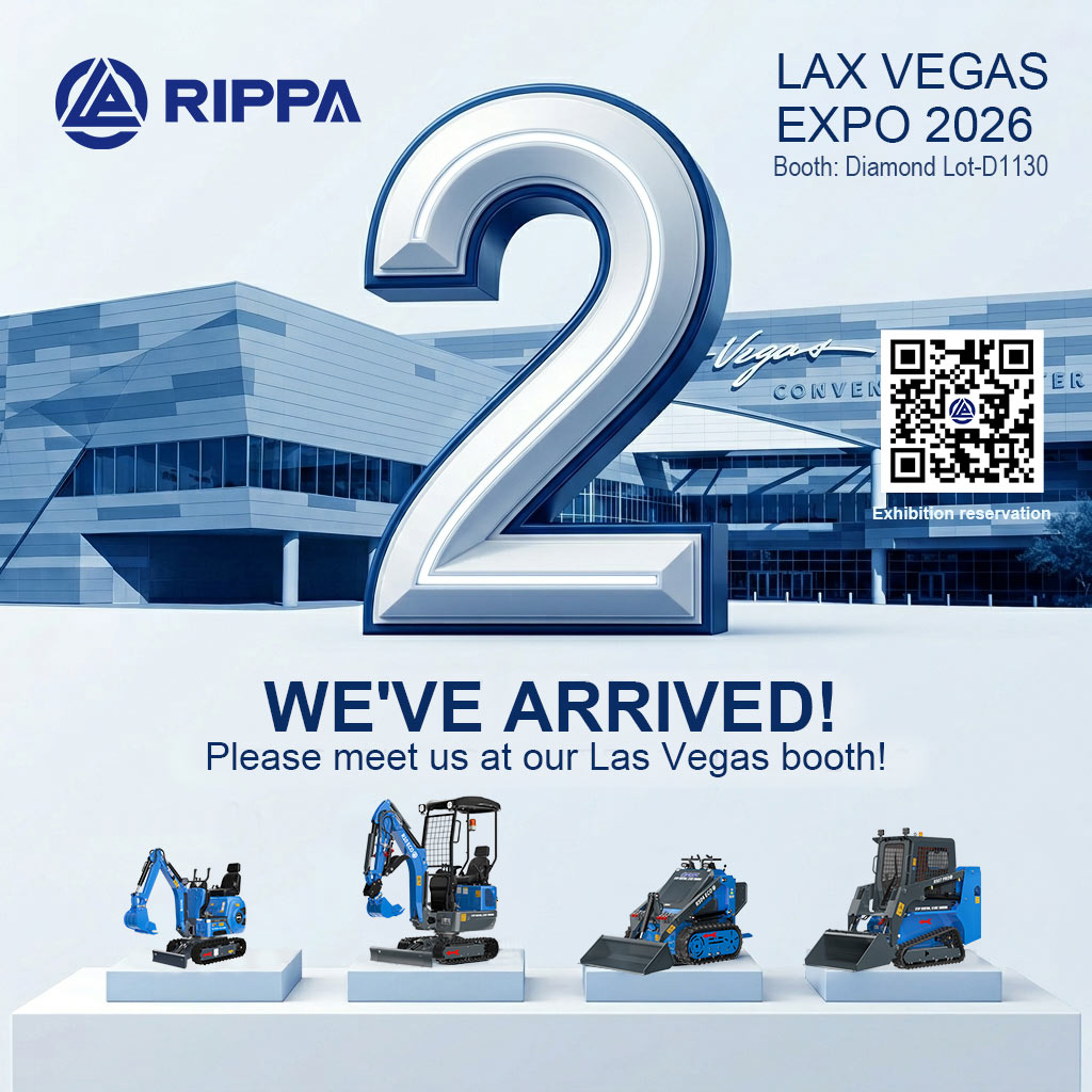 RIPPA at Las Vegas Expo 2026 – 2 Days to Go | Meet Us at Booth Diamond Lot D1130-Mini Excavators For Sale - Rippa® China Manufacturer