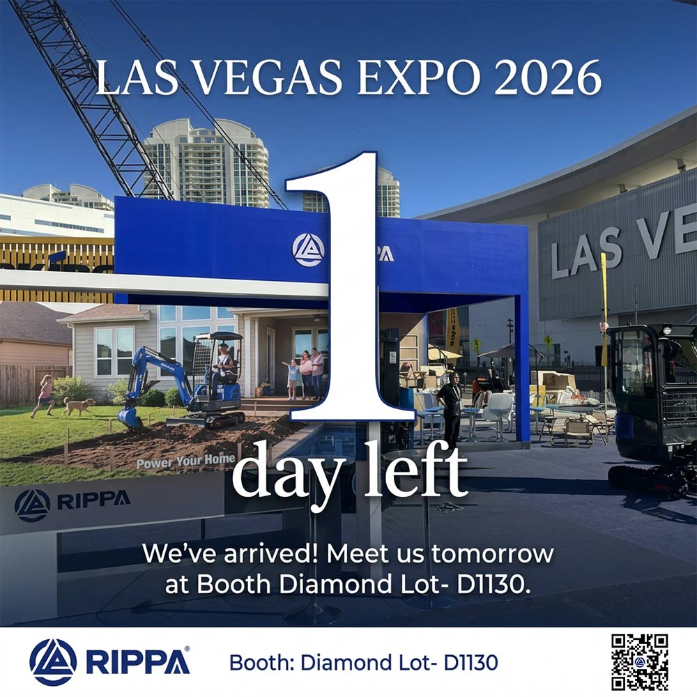 Experience Innovation with RIPPA at the Las Vegas Expo 2026-Mini Excavators For Sale - Rippa® China Manufacturer