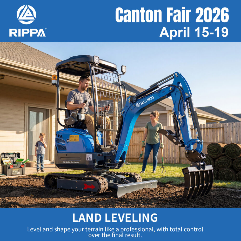 RIPPA at Canton Fair 2026: Discover Advanced Mini Excavators for Global Buyers-Mini Excavators For Sale - Rippa® China Manufacturer