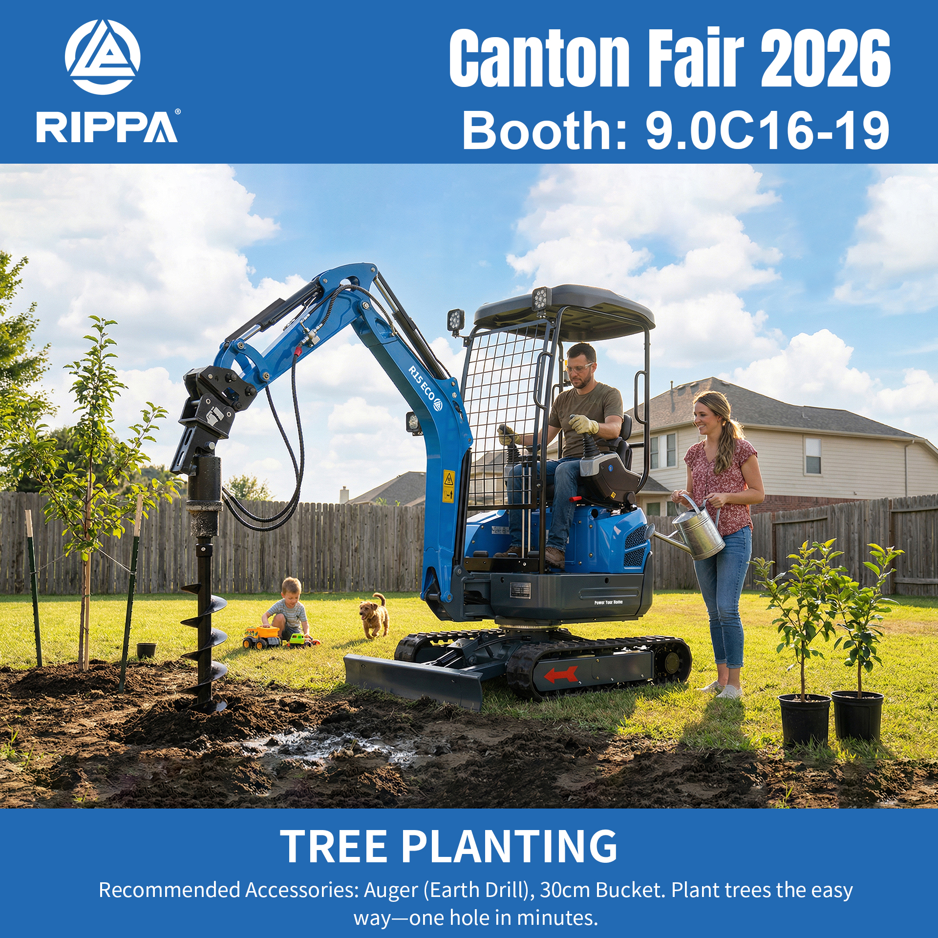 RIPPA at Canton Fair 2026 – Showcasing Smart Compact Equipment for Modern Construction-Mini Excavators For Sale - Rippa® China Manufacturer