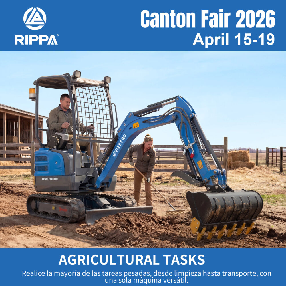 How to Choose the Right Compact Construction Equipment at Canton Fair 2026 – A Complete Buyer’s Guide by RIPPA-Mini Excavators For Sale - Rippa® China Manufacturer