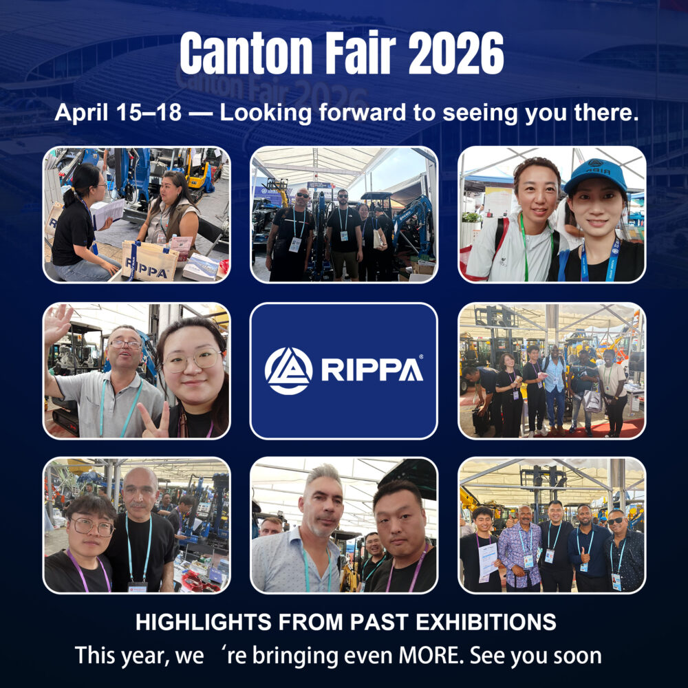 RIPPA at Canton Fair 2026 – Expanding Global Opportunities in Construction Equipment-Mini Excavators For Sale - Rippa® China Manufacturer