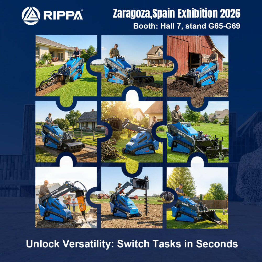 RIPPA at Zaragoza Exhibition 2026: Unlock High-ROI Equipment Opportunities in Spain-Mini Excavators For Sale - Rippa® China Manufacturer