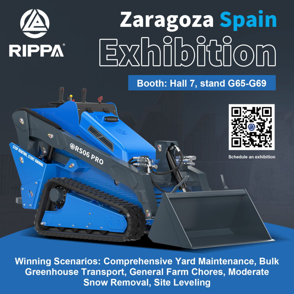 RIPPA Showcases RS06 PRO at Zaragoza, Spain Exhibition-Mini Excavators For Sale - Rippa® China Manufacturer