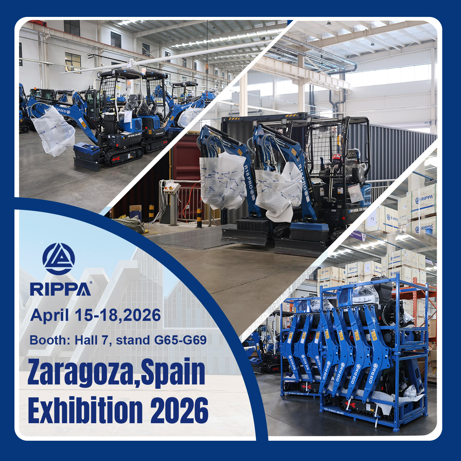 RIPPA to Exhibit at SMOPYC 2026 in Zaragoza, Spain-Mini Excavators For Sale - Rippa® China Manufacturer