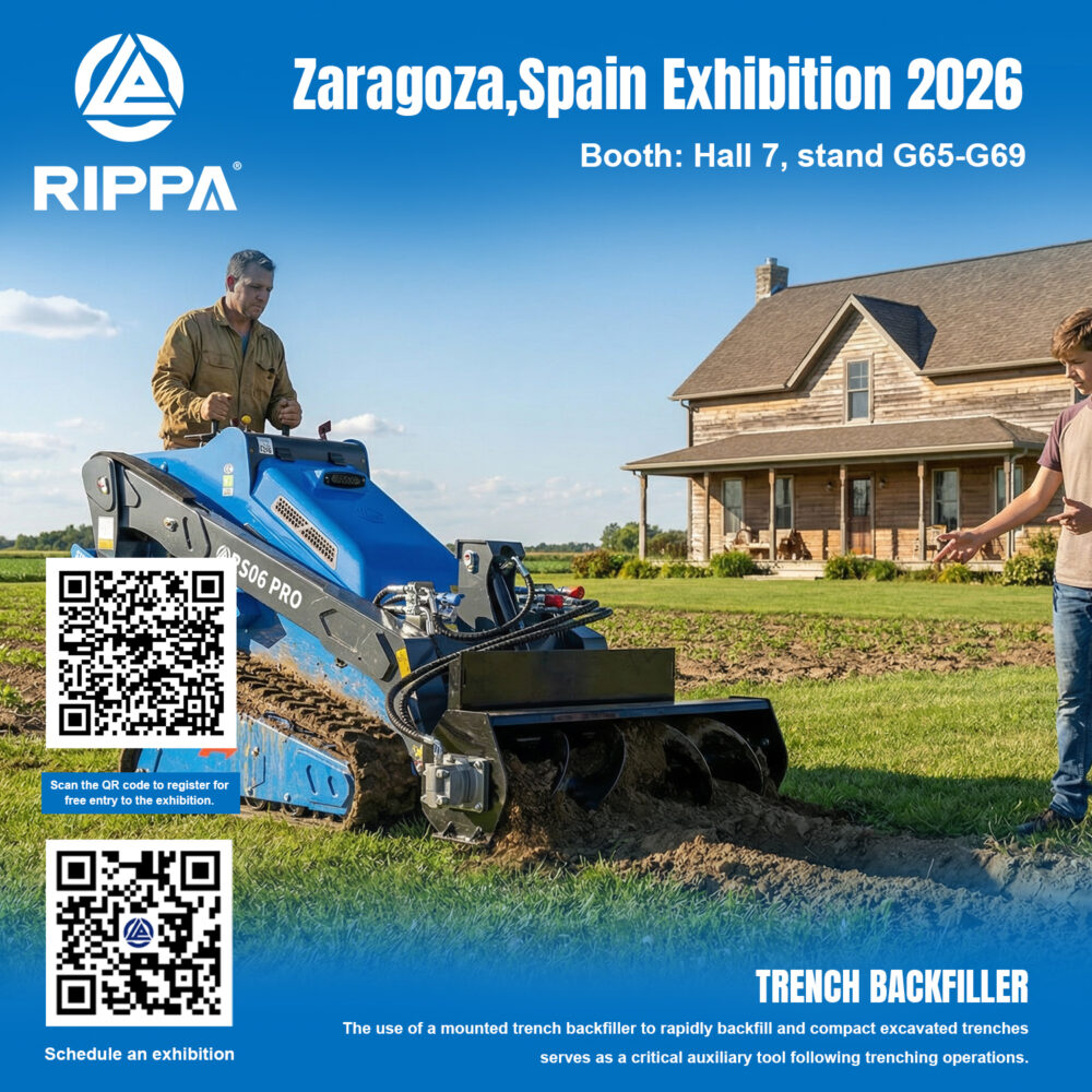 RIPPA at Zaragoza Spain Exhibition 2026: Discover Advanced Trench Backfilling Solutions-Mini Excavators For Sale - Rippa® China Manufacturer